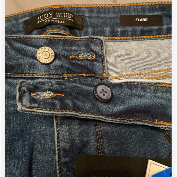 NWT Judy Blue Tummy Control Flare High waisted Sz 22 - Picture 5 of 9